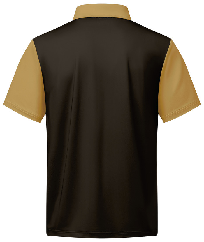 ZITY Men's Moisture Wicking Quick Dry Short Sleeve Print Golf Polo Shirt-APOH700045 | Zitysports