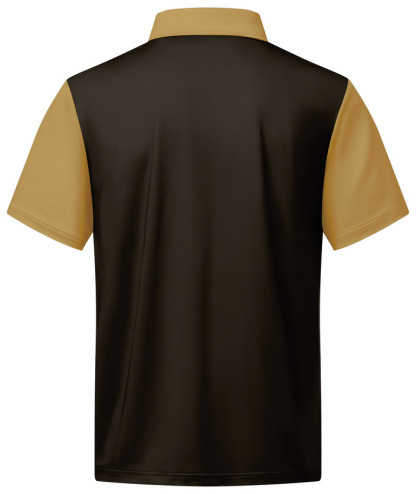 ZITY Men's Moisture Wicking Quick Dry Short Sleeve Print Golf Polo Shirt-APOH700045 | Zitysports
