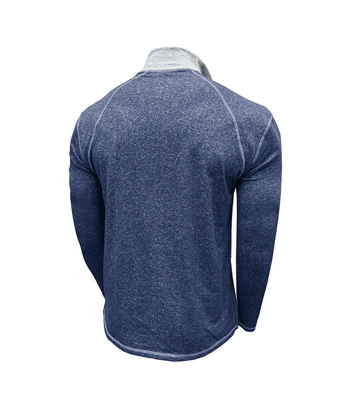 ZITY Men's Cotton Blend Zipper Stand Collar Long Sleeve Sweatshirt -DUMHD04652 | Zitysports