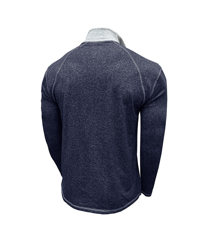 ZITY Men's Cotton Blend Zipper Stand Collar Long Sleeve Sweatshirt -DUMHD04652 | Zitysports