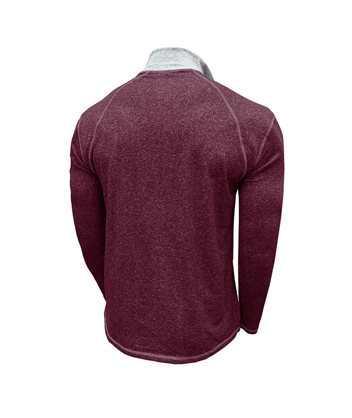 ZITY Men's Cotton Blend Zipper Stand Collar Long Sleeve Sweatshirt -DUMHD04652 | Zitysports