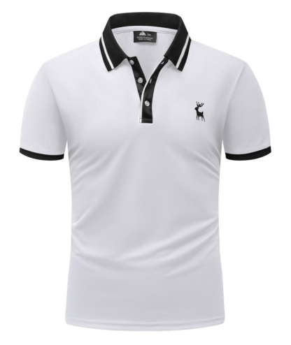 ZITY Men's Oversized Polo Shirt Moisture Wicking Short Sleeve for Summer-ZPK010424 | Zitysports