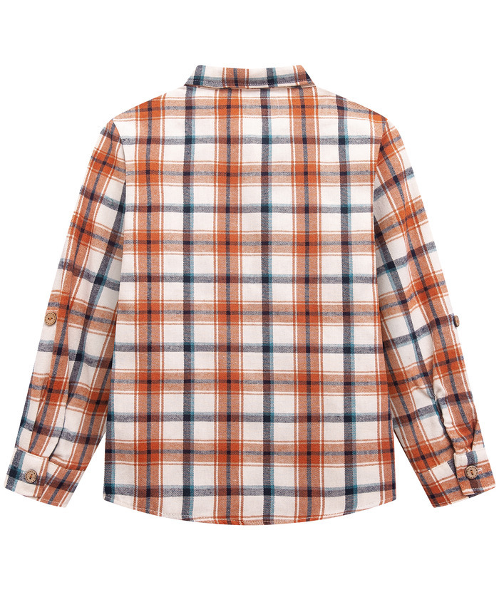 ZITY Men's Long Sleeve Casual Button Down Plaid Flannel Shirt-ZPK005339 | Zitysports