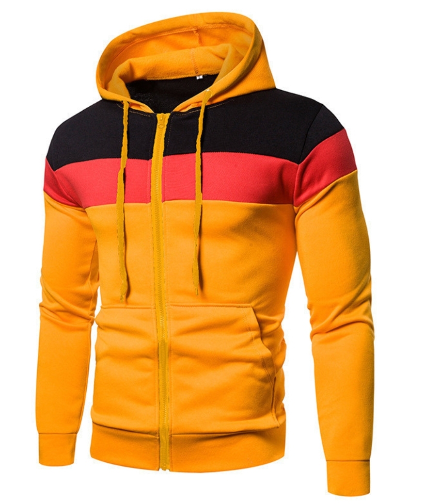 ZITY Men's Zipper Casual Fashion Long Sleeve Sweatshirt-DUMFH04870 | Zitysports
