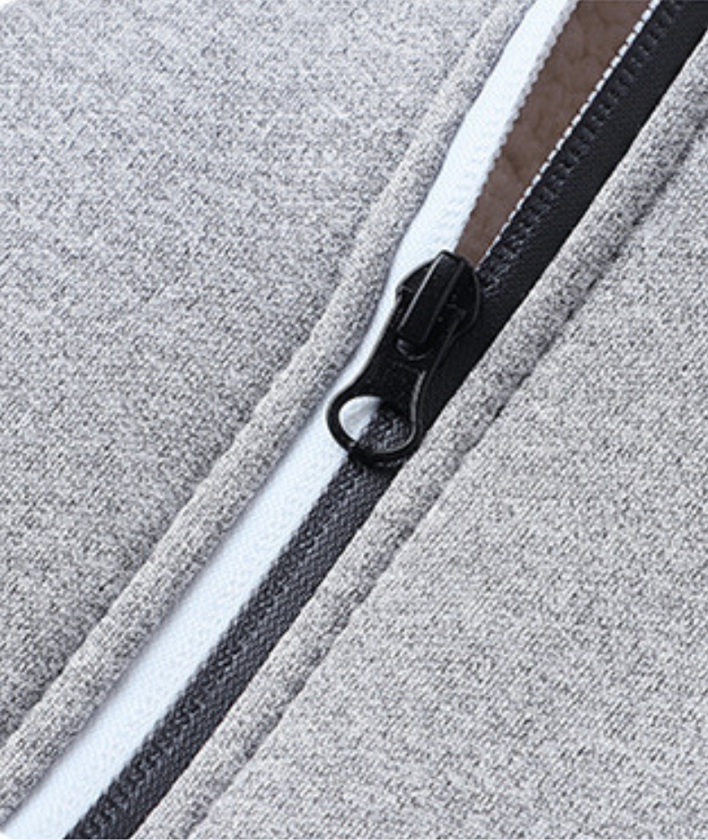 ZITY Men's Fleece Jacket Side Pocket with Zipper Casual Hoodie-DUMFH04877 | Zitysports
