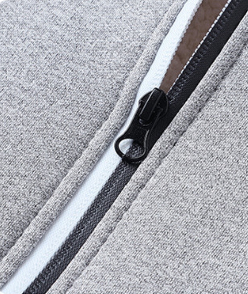 ZITY Men's Fleece Jacket Side Pocket with Zipper Casual Hoodie-DUMFH04877 | Zitysports