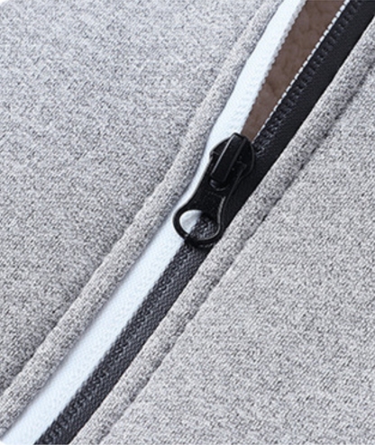 ZITY Men's Fleece Jacket Side Pocket with Zipper Casual Hoodie-DUMFH04877 | Zitysports