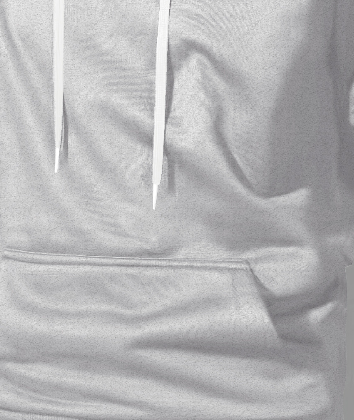 ZITY Men's Contrast Color Hooded Drawstring Pocket Long Sleeve Sweater-DUMHD04936|Zitysports