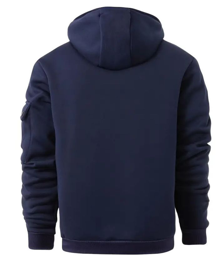 ZITY Men's Long Sleeve Breathable Casual Hoodie with Kangaroo Pocket-DUMFH04948|Zitysports