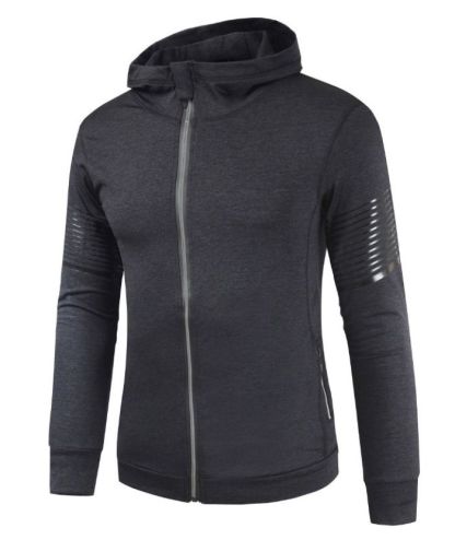 ZITY Men's Long Sleeve Full Zip Casual Plus Size Sweatshirt Hoodie-DUMHD05021|Zitysports