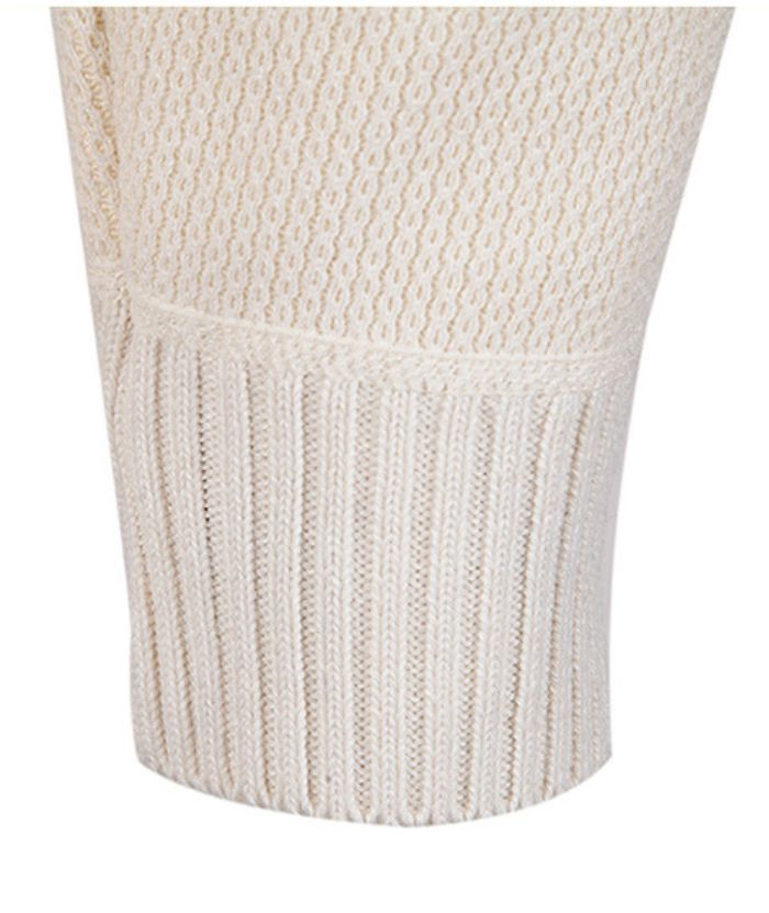 ZITY Men's Stand Collar Full Zipper Front Pocket Knitted Polo Sweater-DUMSW05053|Zitysports