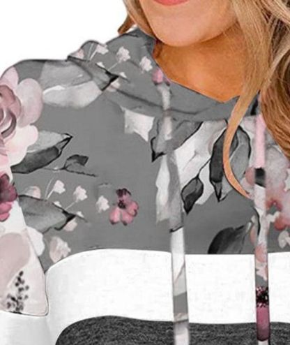 ZITY Women's Long Sleeve Casual Loose Fit Comfy Cute Hoodie-DUWFH05041|Zitysports