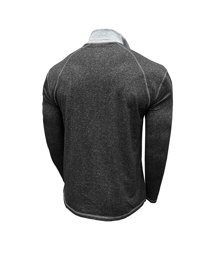 ZITY Men's Cotton Blend Zipper Stand Collar Long Sleeve Sweatshirt -DUMHD04652 | Zitysports