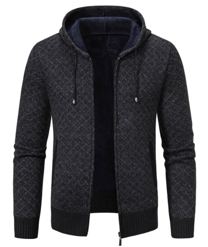 ZITY Men's Casual Sweater Suit Slim Fit Hip Hop Style Hoodie Top-DUMSW05057|Zitysports