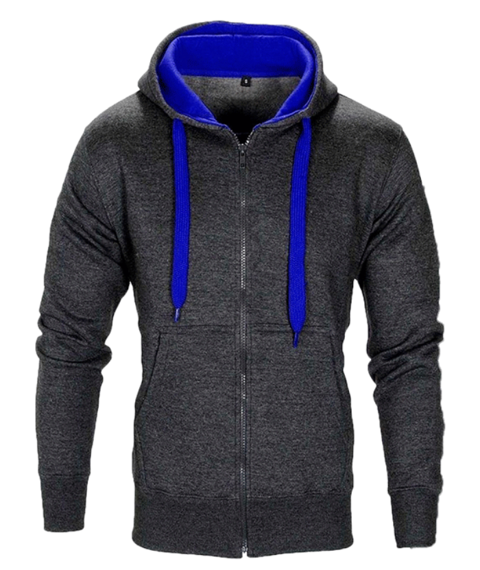 ZITY Men's Slim Fit Hip Hop Style Hoodie Top-DUMHD05110|Zitysports