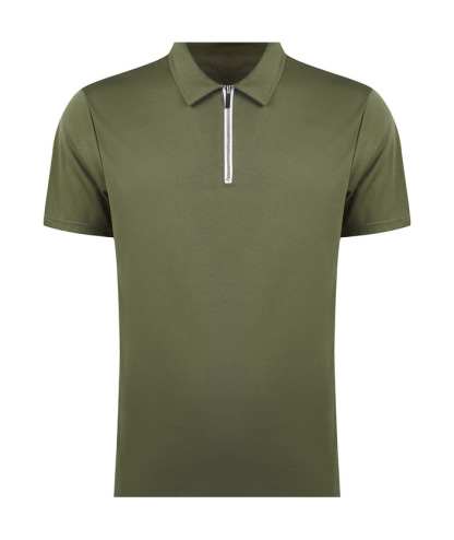 ZITY Men's Quarter Zip Polo Shirt-ZPK010448 | Zitysports