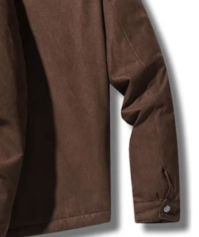 ZITY Men's Loose Fit Full-Zip Fleece Jacket-DUMCO05393|Zitysports