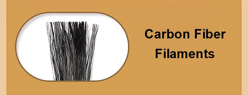 Approximately 3,000 Carbon Fiber Filaments: Offers exceptional durability and performance.