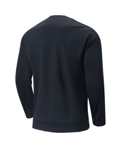 Men's Moisture Wicking Pullover Long Sleeve Polo Shirt-DUMLP05805