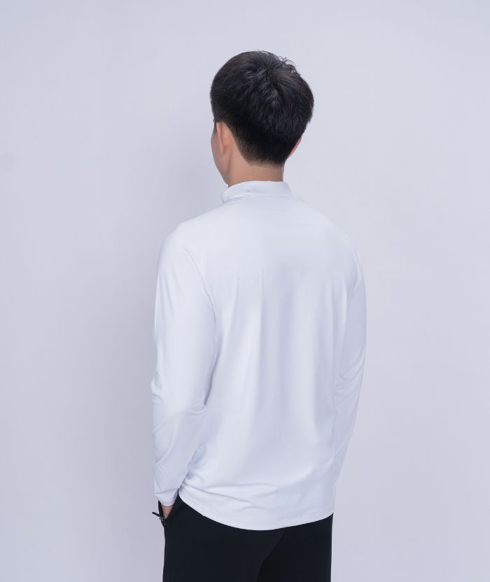 ZITY Men's Long Sleeve Pullover Polo Shirt-88168