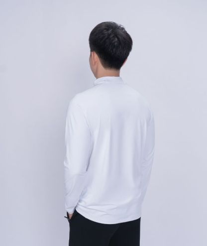 ZITY Men's Long Sleeve Pullover Polo Shirt-88168