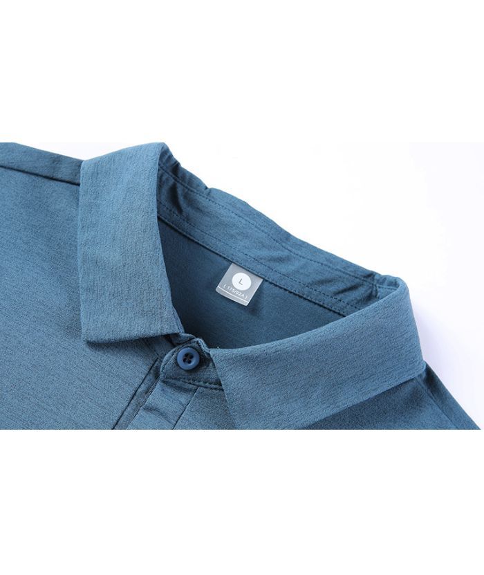 ZITY Men's Button Up Workout Dry Fit Polo Shirt-8313