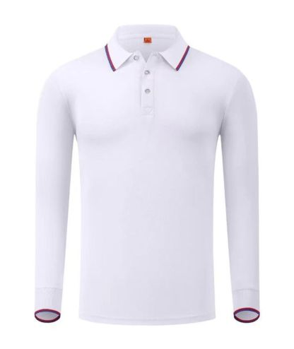 Unisex Casual Long Sleeve Sports Lapel Polo Shirt-DUMLP05917