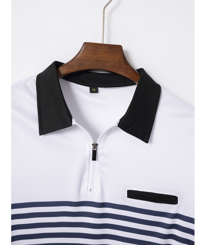 ZITY Men's Stripe Dry-Fit Polo Shirt-ZPK010606 | Zitysports