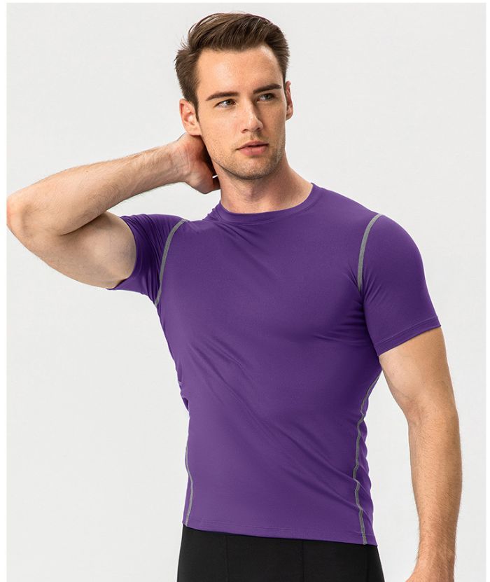 ZITY Men's Dri Fit Sports Compression T-Shirt-DUMTS05962