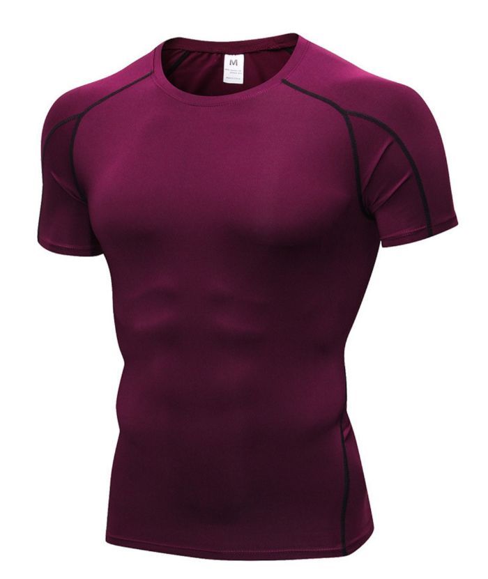 ZITY Men's Running Dri Fit Compression T-Shirt-DUMTS05960