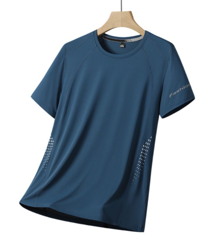 ZITY Men's Dri Fit Sports Solid Color T-Shirt-DUMTS06039