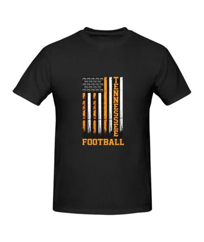 ZITY Men's Tennessee American Football 100% Cotton T-Shirt