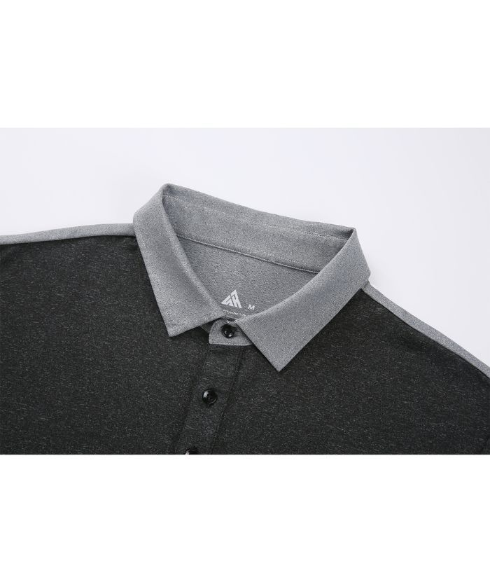 ZITY Men's Slim Fit Color Block Polo Shirt-ZPK008242