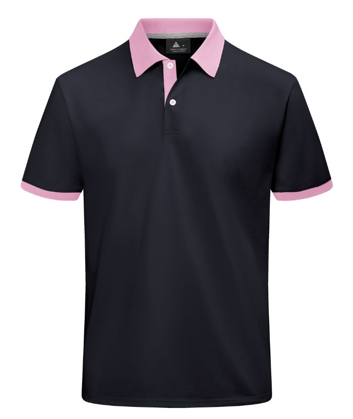 ZITY Men's Solid Color Summer Polo Shirt-CUMPO01043