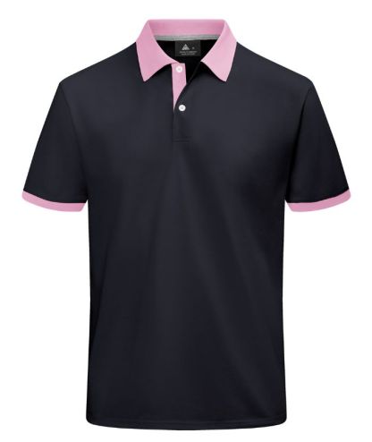 ZITY Men's Solid Color Summer Polo Shirt-CUMPO01043