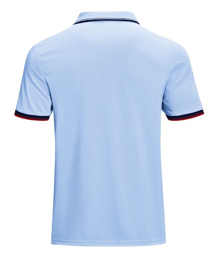 ZITY Men's Solid Color Slim Fit Golf Polo Shirt-CUMPO02668