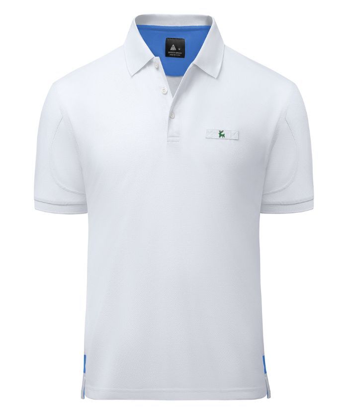 ZITY Men's 3 Button Up Slim Fit Polo Shirt-CUMPO03041
