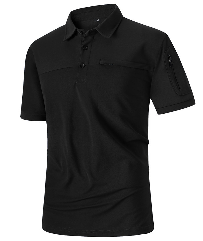 ZITY Men's Slim Fit Side Pocket Polo Shirt-APOH700020