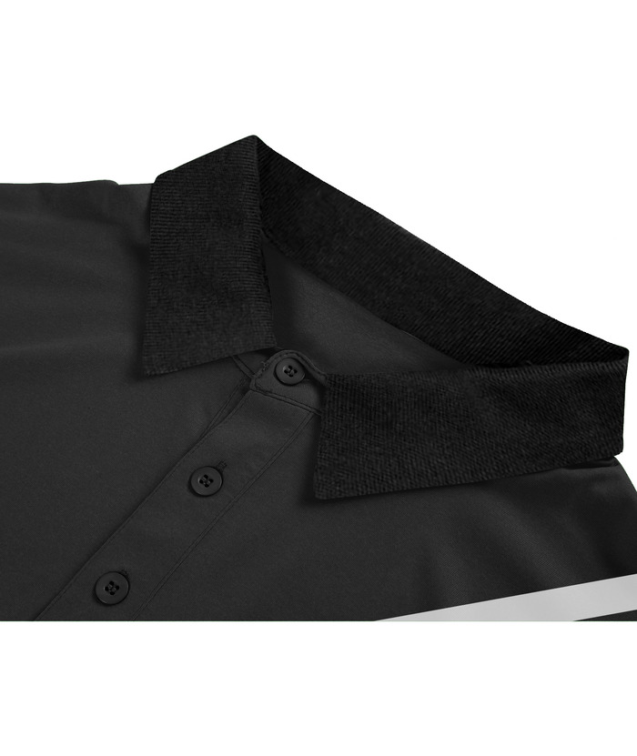 ZITY Men's Striped Print Sports Slim Fit Polo Shirt-APOH700040