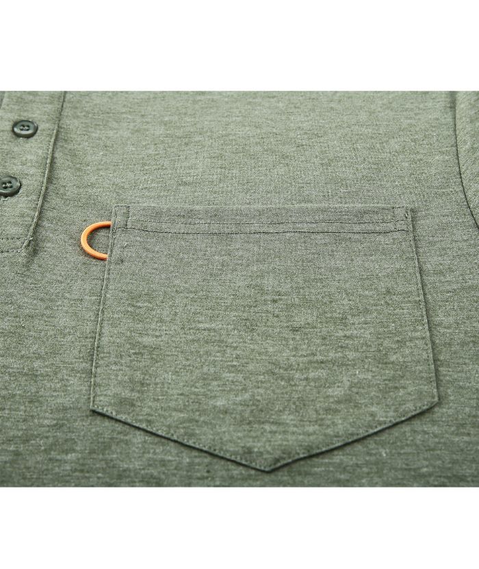 ZITY Men's Dri Fit Button Up T-Shirt-CUMSS01289