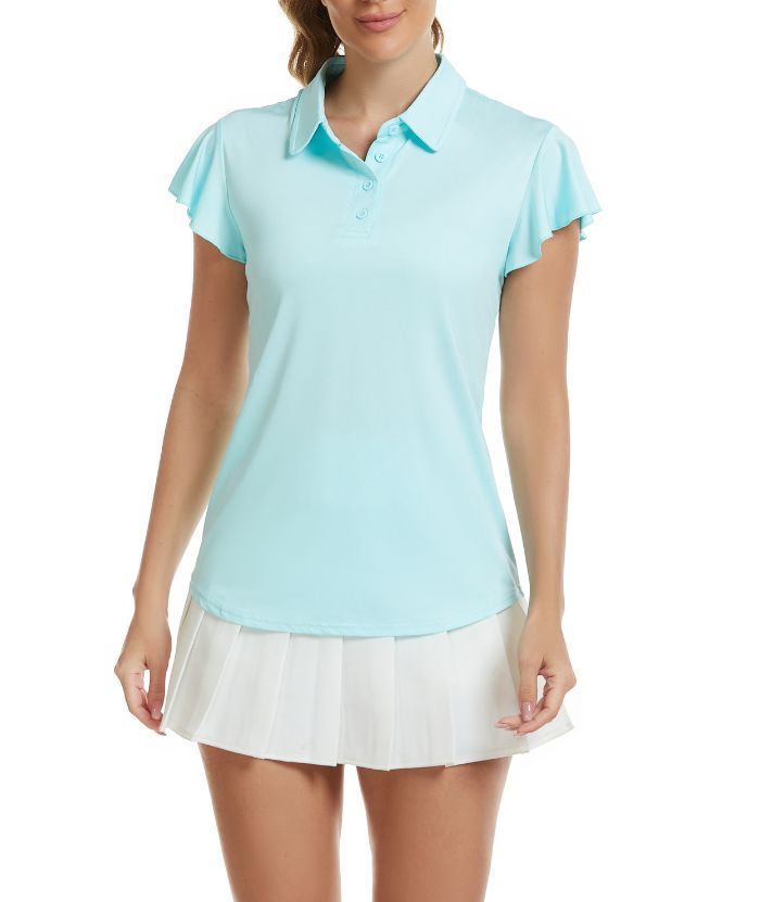 ZITY Women's Dri Fit Sports Polo Shirt-CFWZZ00023