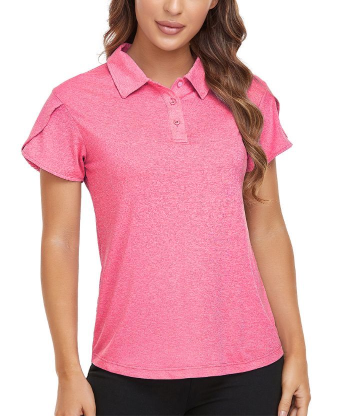 ZITY Women's Quick Dry Slim Fit Golf Polo Shirt-CFWTX00031