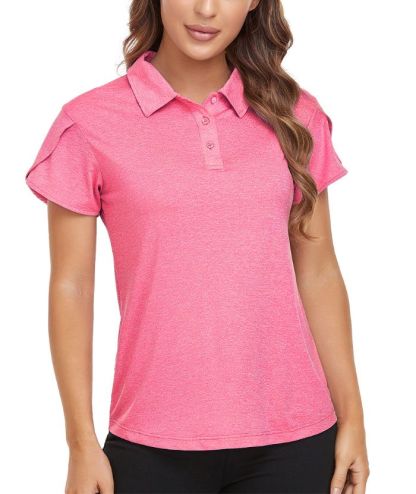 ZITY Women's Quick Dry Slim Fit Golf Polo Shirt-CFWTX00031