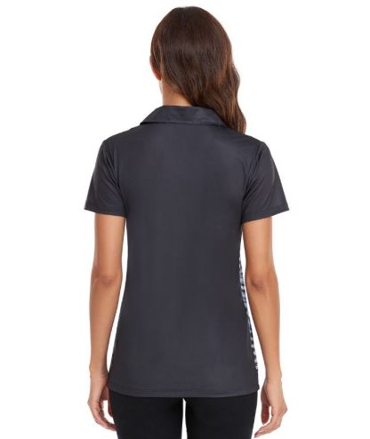ZITY Women's V Neck Sports Dri Fit Casual Polo Shirt-CFWZZ00004