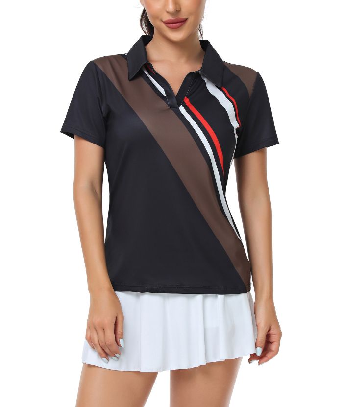 ZITY Women's Quick Dry Slim fit Sports Polo Shirt-CUWPO01027