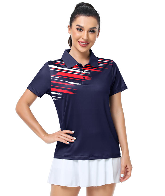 ZITY Women's Sports Quick Dry Slim Fit Golf Polo Shirt-CFWZZ00046