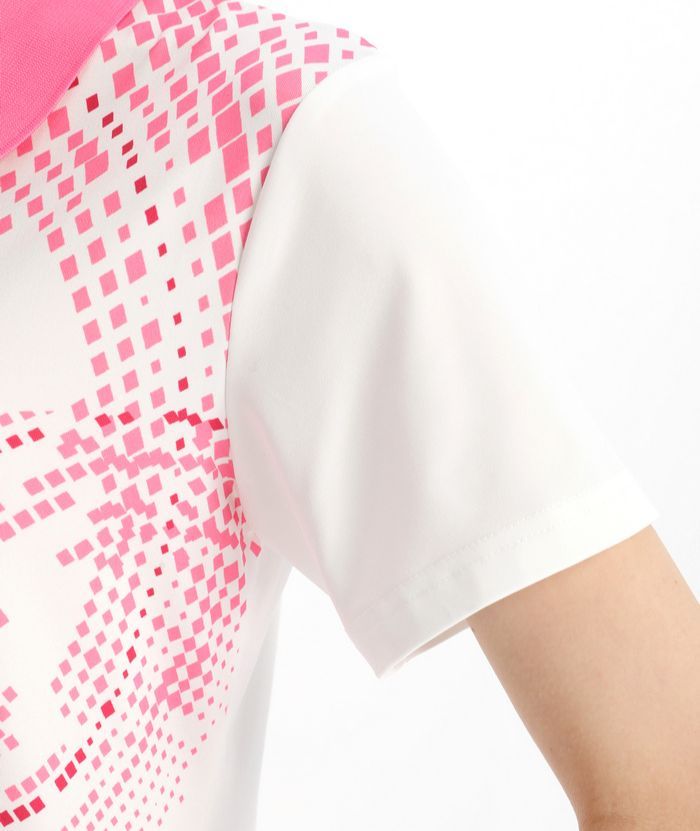 ZITY Women's Pink Dri Fit Golf Polo Shirt-CFWTX00034