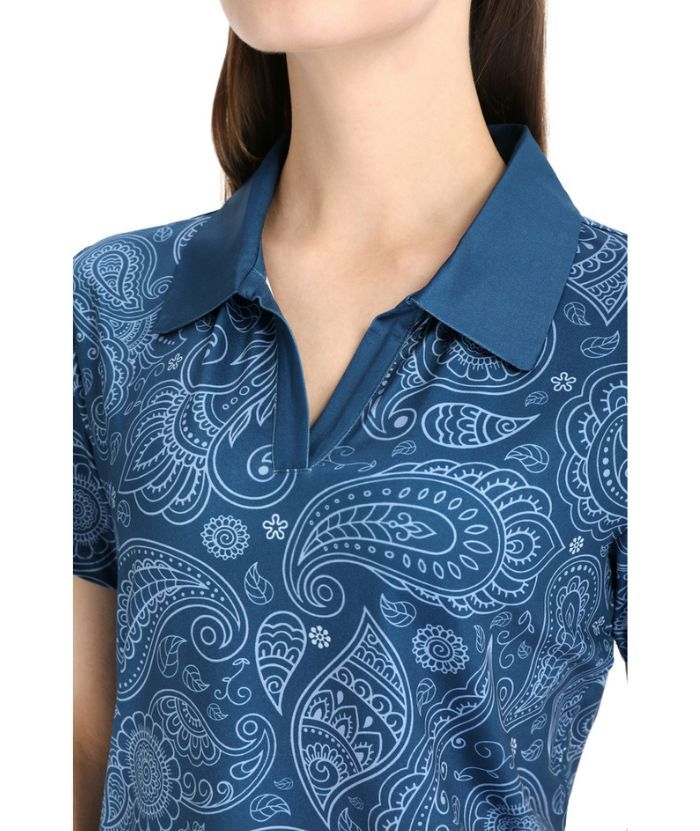 ZITY Women's Slim Fit Moisture Wicking Golf Polo Shirt-CFWZZ00039