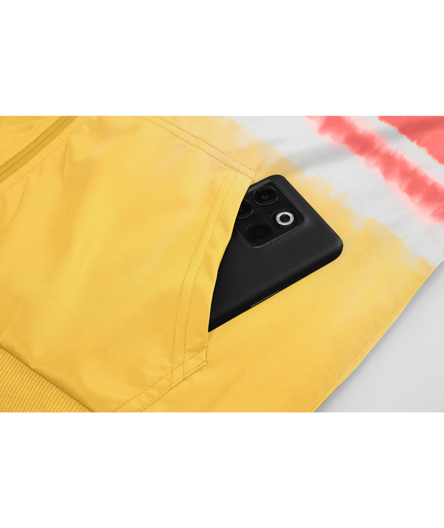 ZITY Women's Full Zipper Contrast Color Fleece Hoodie-CUWFH01520