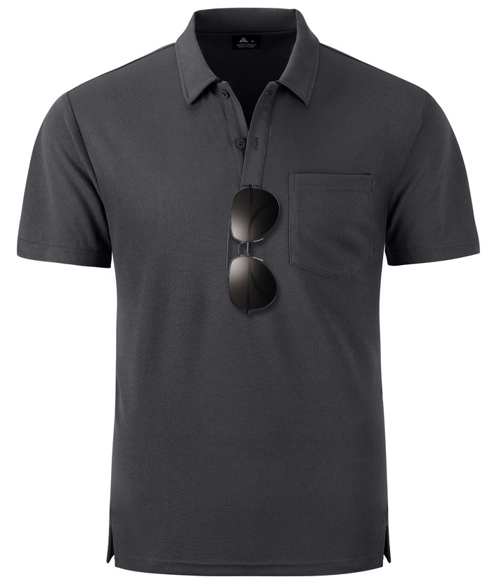 ZITY Men's Moisture Wicking Summer Fast Dry Short Sleeve Polo Shirt-ZPK000787 | Zitysports